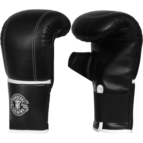 Снарядные перчатки Hardcore Training Bl/Wh hctboxglove041