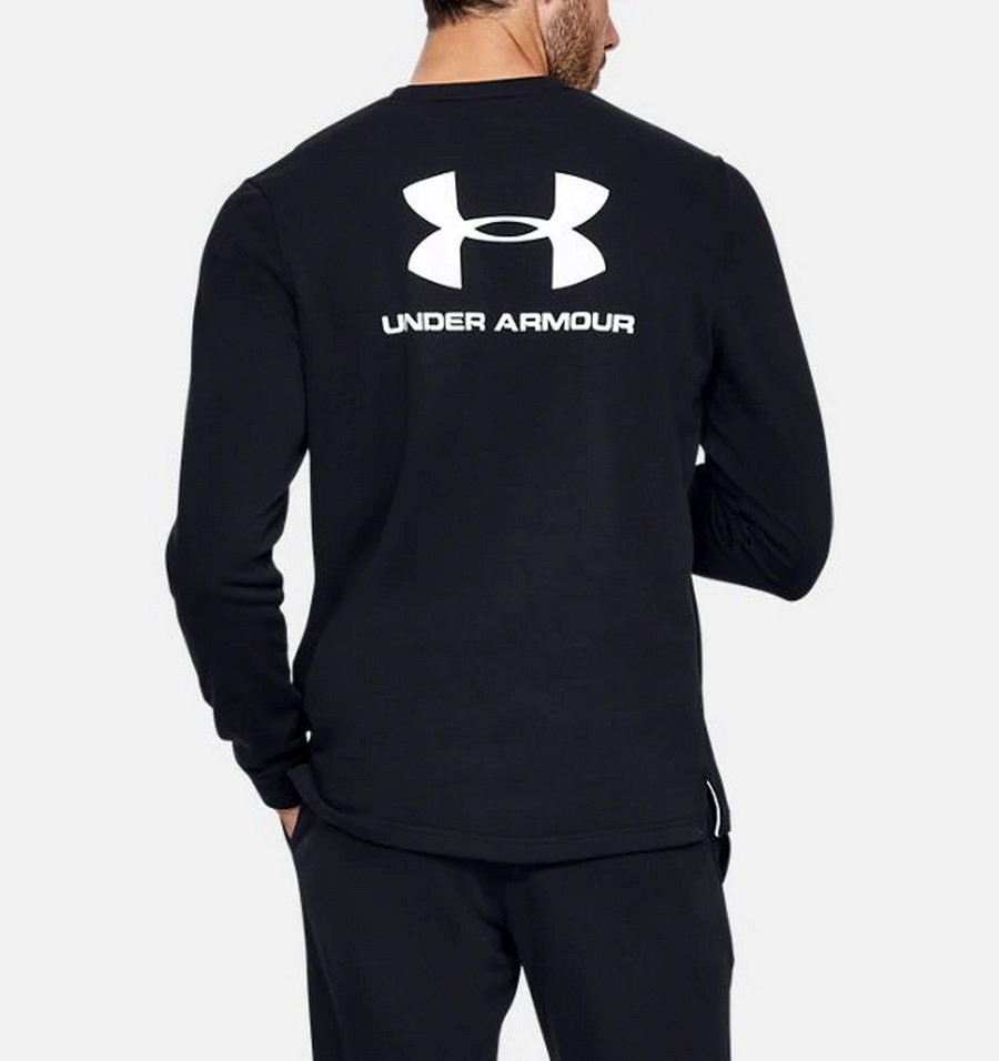 Футболка с длинным рукавом Under Armour SPORTSTYLE TERRY LOGO CREW 1355629-001