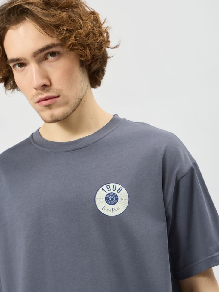 Футболка Lee Cooper LC-TEE-071MSS/WBLU