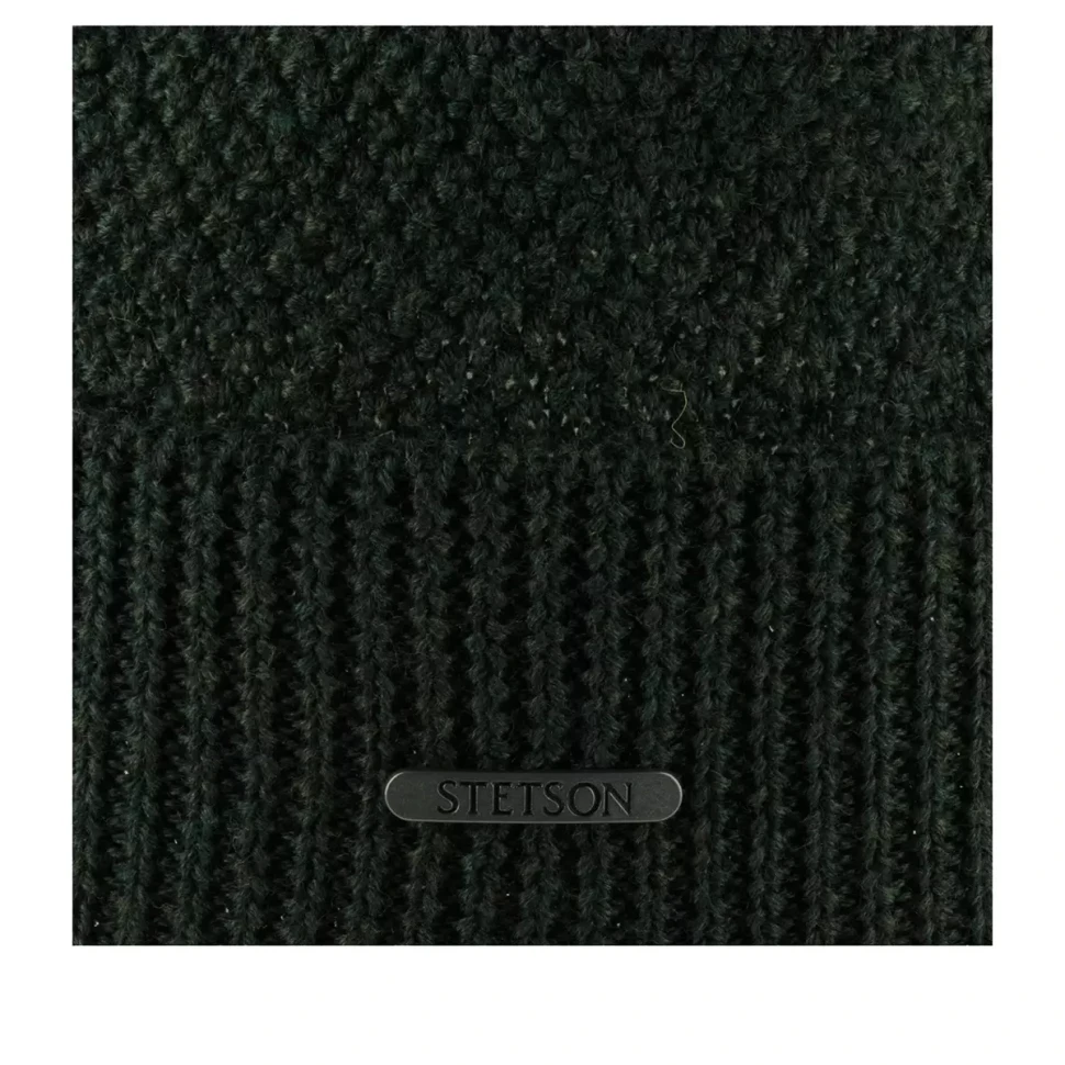 Шапка STETSON 8599396 BEANIE MERINO WOOL (темно-оливковый) 12-178-03-00