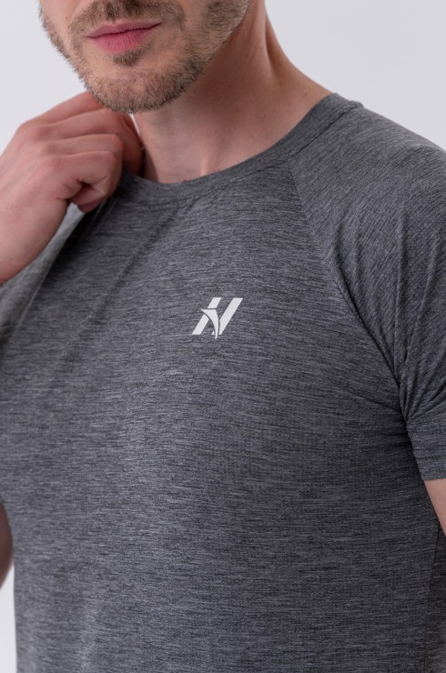 Футболка Nebbia Lightweight Sporty T-shirt “Grey” 325 Grey