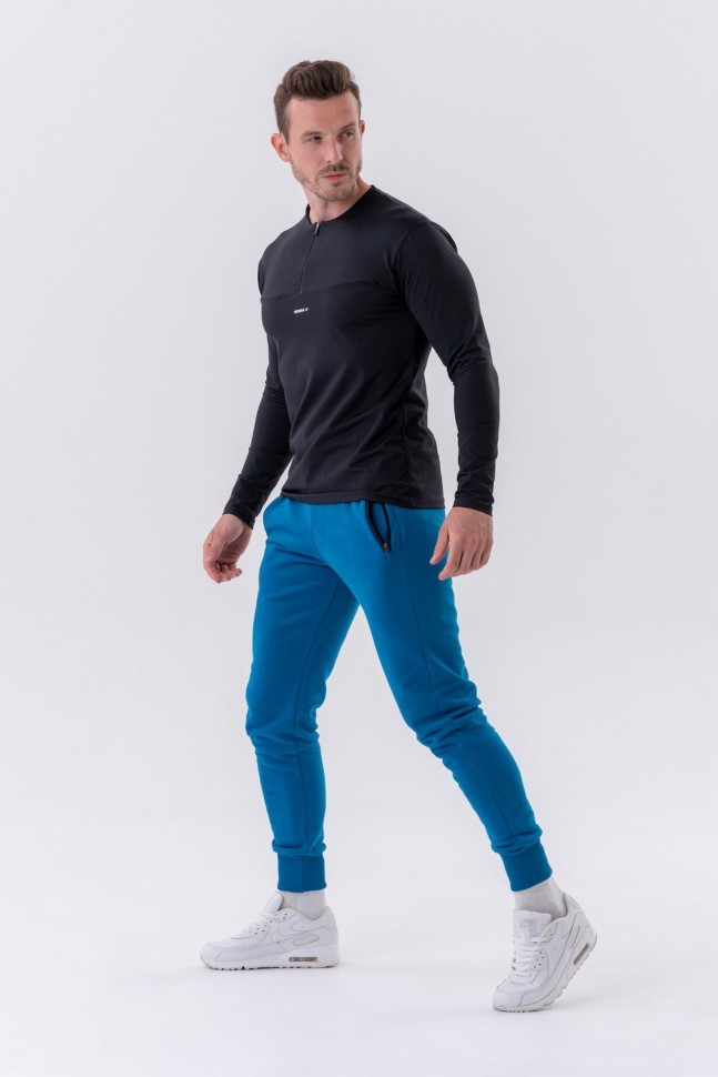 Брюки Nebbia Men Slim sweatpants with zip pockets “Re-gain” 320 Blue