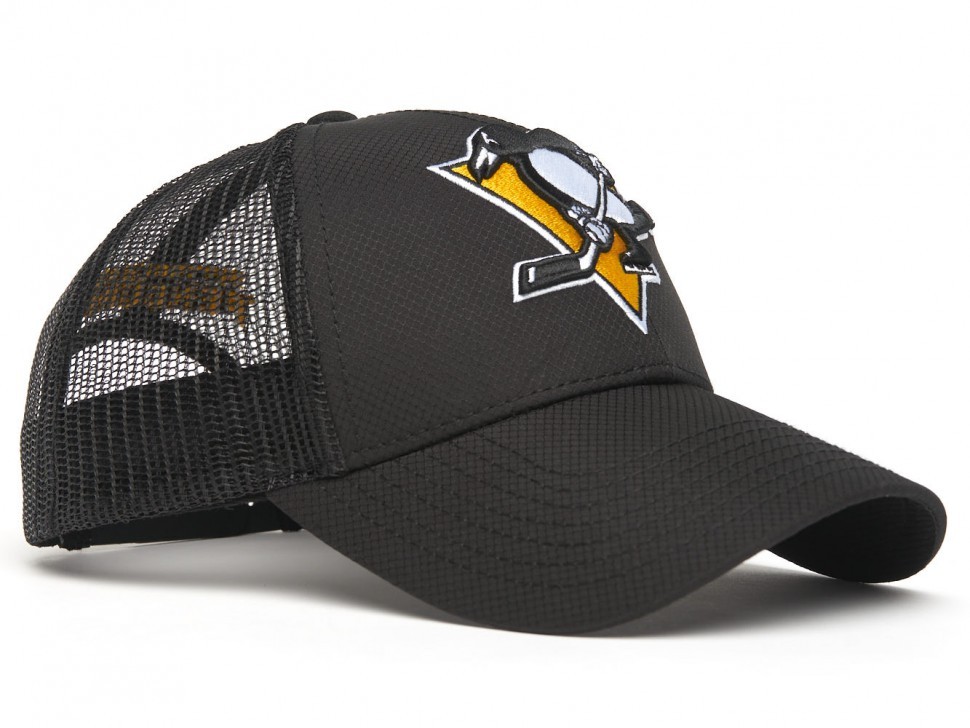 Бейсболка ATRIBUTIKA & CLUB Pittsburgh Penguins, черн.-сер. 31389