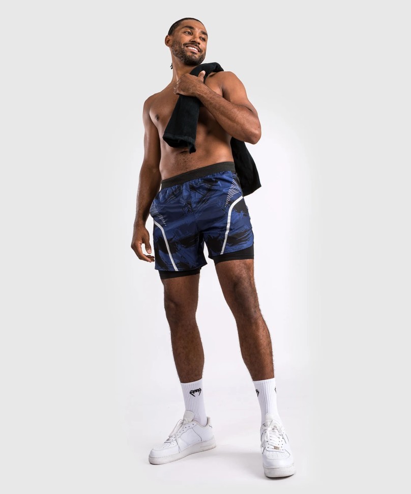 Шорты Venum Electron 3.0 Fight Shorts Navy Blue ven04545-018