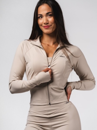 Джемпер Nebbia Deni x NEBBIA Fitness Zip Tracktop 314 cream