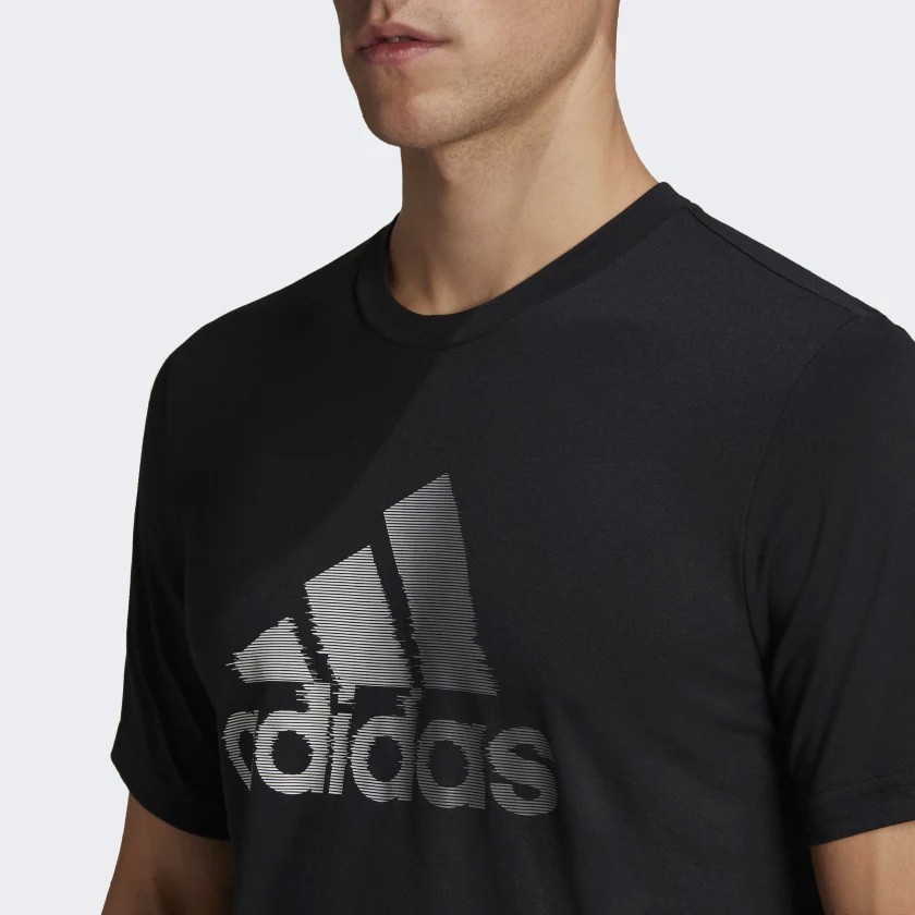 Футболка Adidas D2M LOGO TEE HF7212