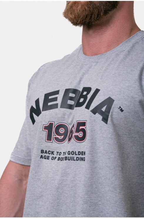 Футболка Nebbia Golden Era T-shirt 192 Light grey