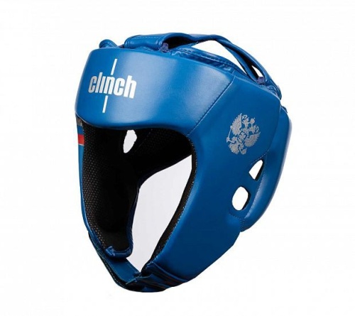 Шлем боксерский Clinch Olimp Dual C113синий