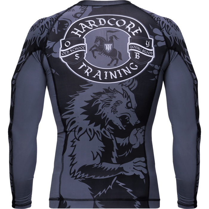 Рашгард Hardcore Training Heraldry Black LS hctrash0324
