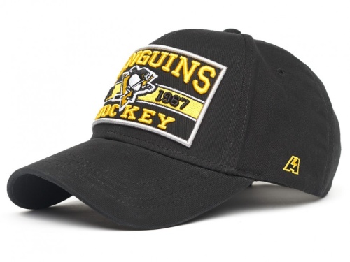 Бейсболка ATRIBUTIKA & CLUB Pittsburgh Penguins, черн. 31098