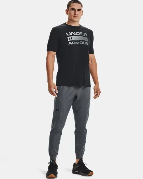 Футболка Under Armour UA TEAM ISSUE WORDMARK SS Black /  / Rhino Gray 1329582-001