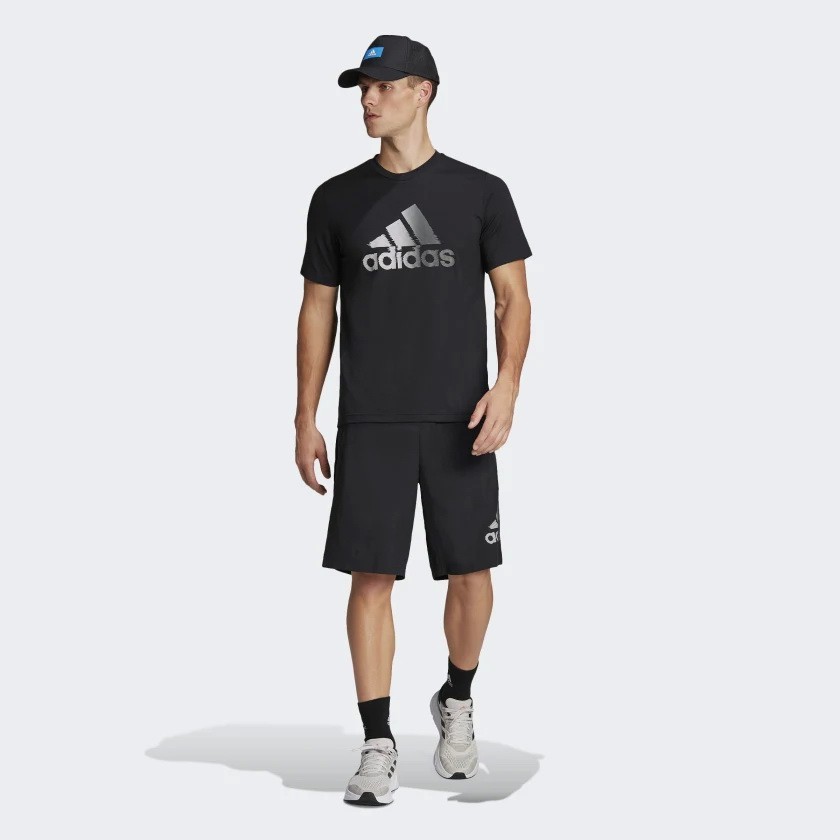 Футболка Adidas D2M LOGO TEE HF7212