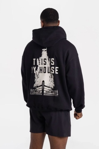 Худи BoxRaw This Is My House Oversized BXRW-U-TIMHOH Black