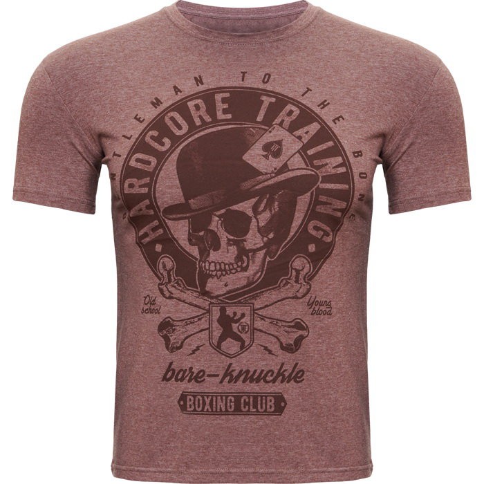 Футболка Hardcore Training Stylish Skull Maroon hctshirt0377