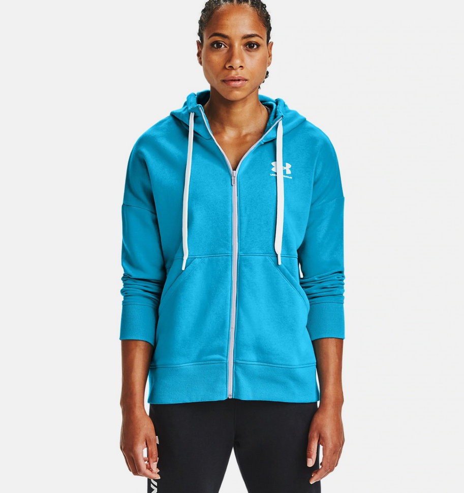 Толстовка Under Armour Rival Fleece FZ Hoodie 1356400-417