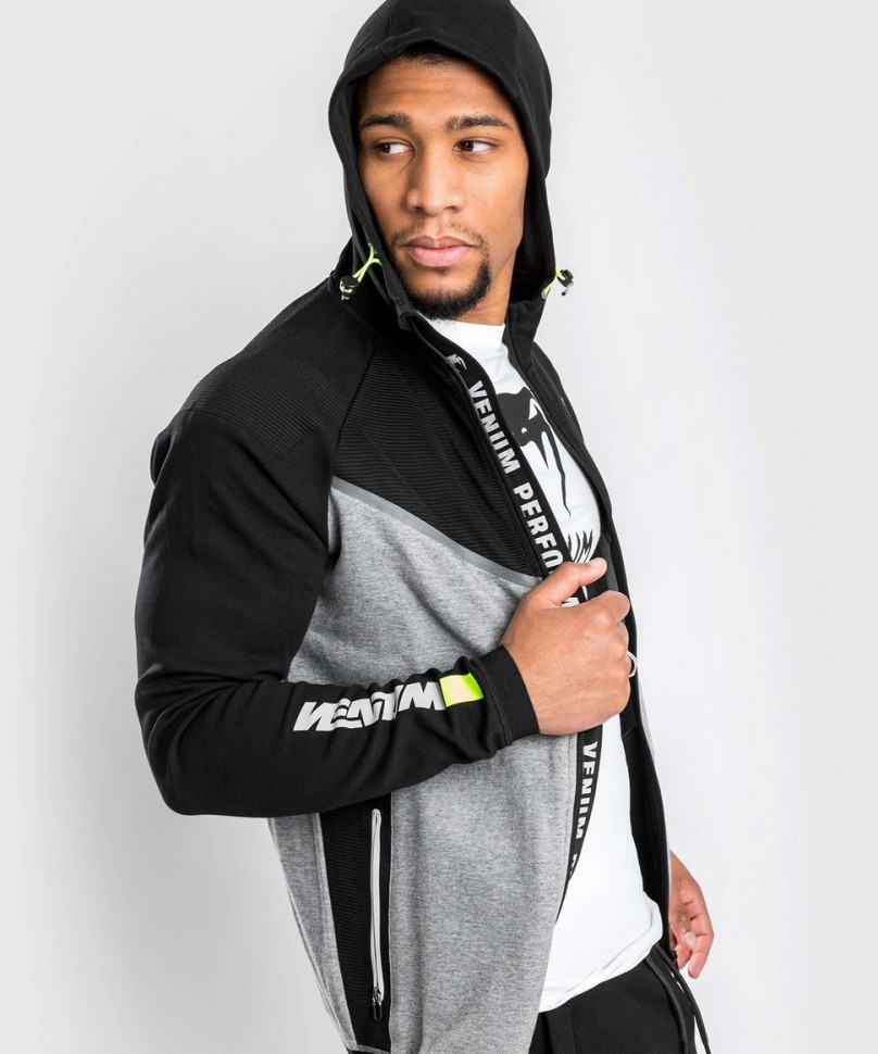 Толстовка Venum Laser Evo 2.0 Black/Grey 04805