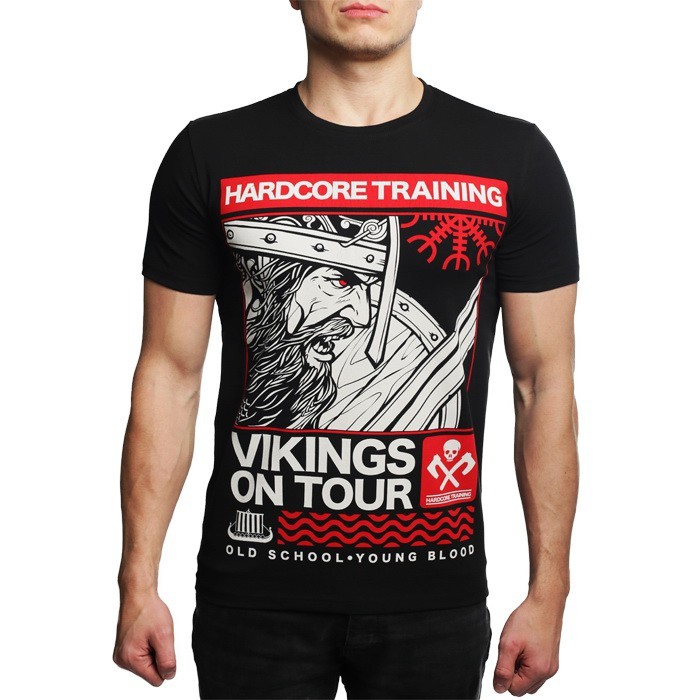 Футболка Hardcore Training Vikings On Tour Black hctshirt0391
