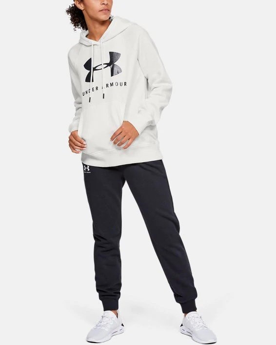 Толстовка Under Armour RIVAL FLEECE SPORTSTYLE GRAPHIC HOODIE 1348550-112