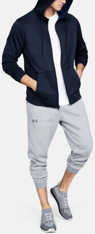Толстовка Under Armour ARMOUR FLEECE FZ HOODIE Academy /  / Academy 1320744-408
