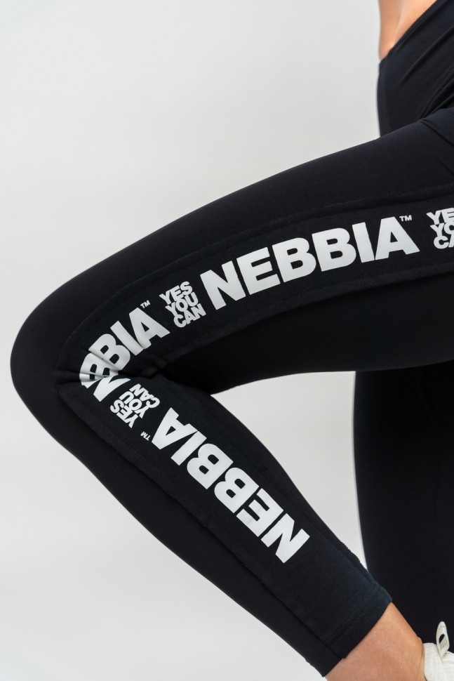 Леггинсы Nebbia High Waisted Side Stripe Leggings ICONIC 209 Black