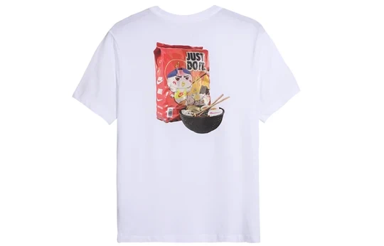 Футболка Nike Sportswear Cartoon Printing Knit Sports Short Sleeve DD1323-100