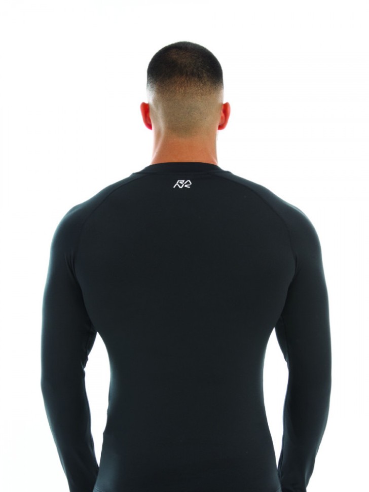 Термобелье (верх) RANK Man, HEAT-TEX Compression Long Sleeve, Black/White 1003003-002