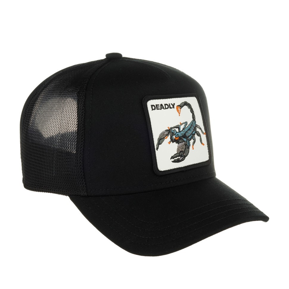 Бейсболка GOORIN BROTHERS ANIMAL FARM DEADLY скорпион черный 91-853-09-00