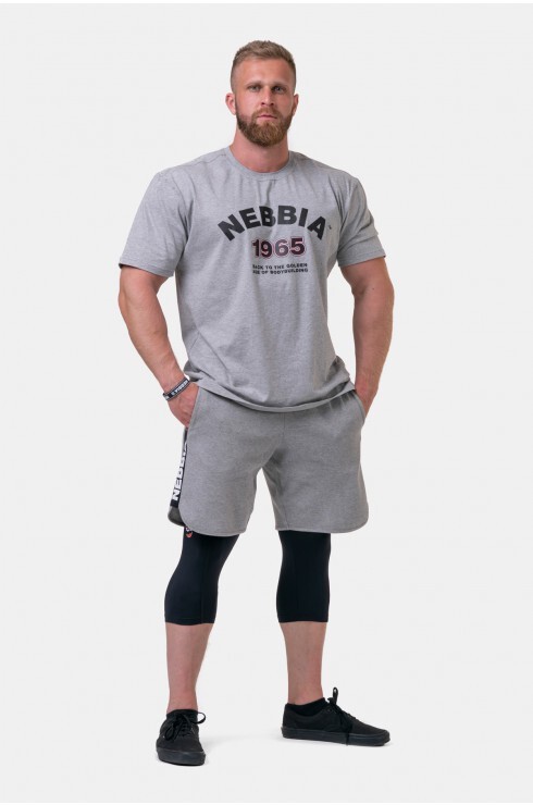 Футболка Nebbia Golden Era T-shirt 192 Light grey