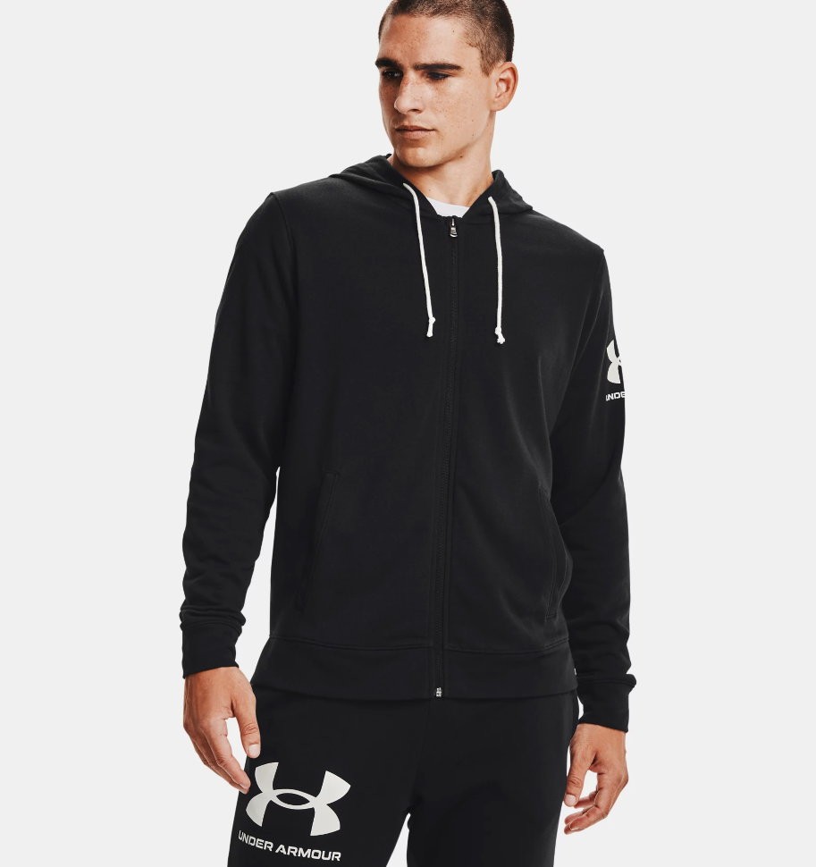 Толстовка Under Armour UA RIVAL TERRY FZ HD 1361606-001
