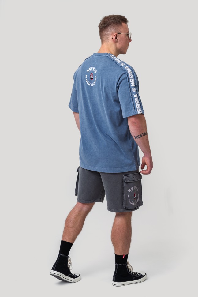 Футболка Nebbia Washed Oversized T-Shirt GOLDEN AGE 790 Blue