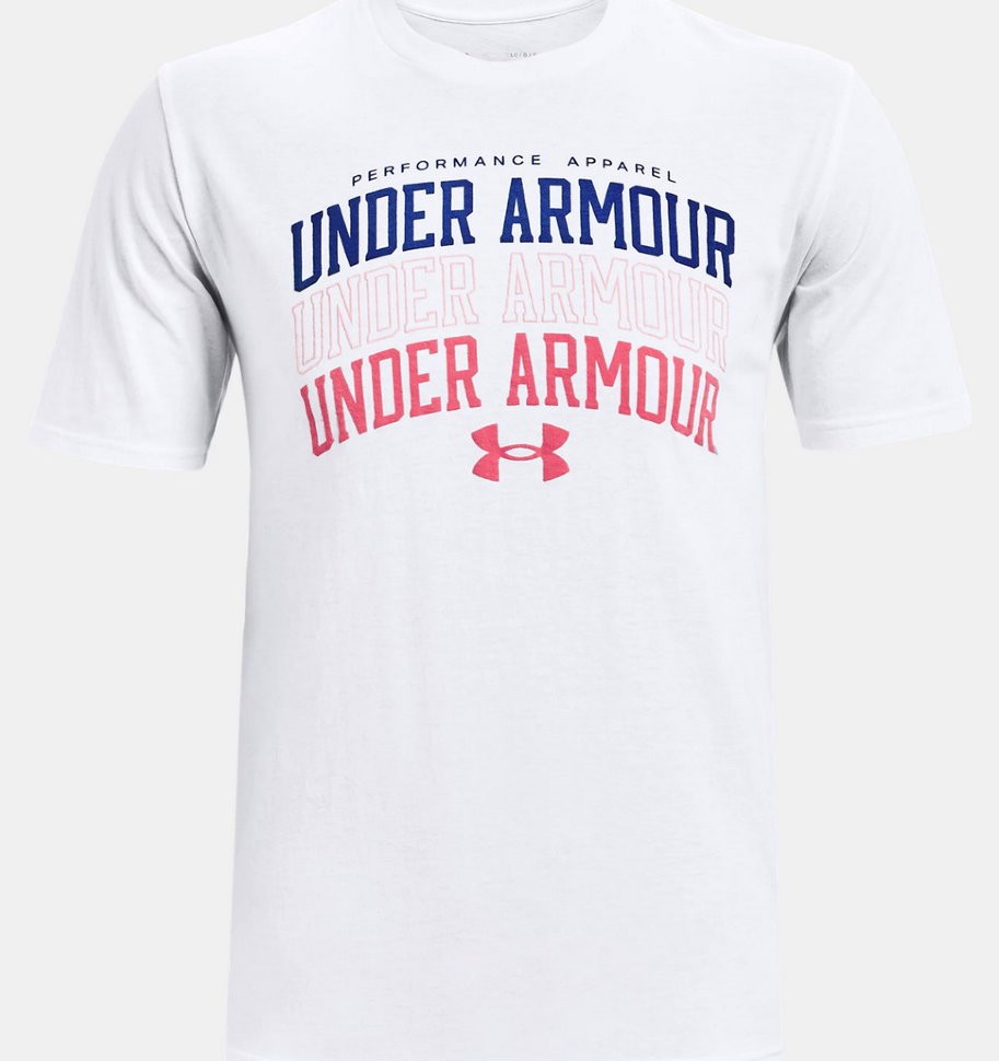 Футболка Under Armour UA MULTI COLOR COLLEGIATE SS 1361671-100