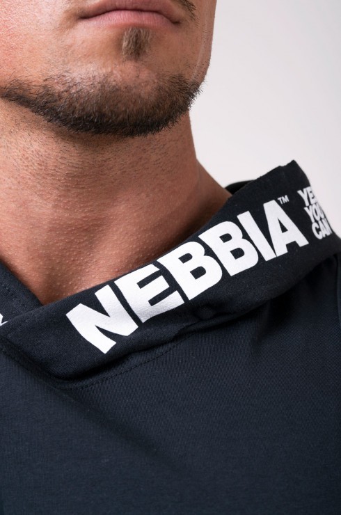 Майка Nebbia c капюшоном Hooded Singlet 173 black