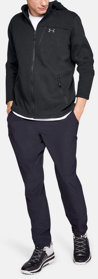 Ветровка Under Armour Dobson Hooded non-Iam Jacket Black / Charcoal / Charcoal 1319382-001