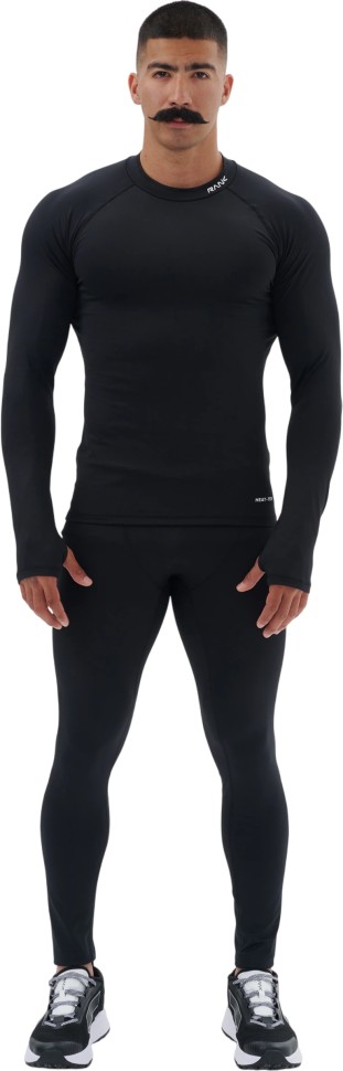 Термобелье (низ) RANK Man, HEAT-TEX Compression Leggings, Black/White 1001009-002