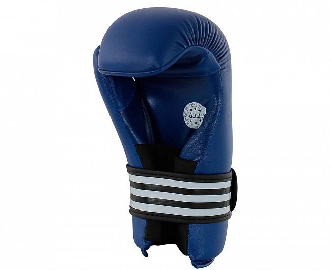 Перчатки полуконтакт Adidas WAKO Kickboxing Semi Contact Gloves adiWAKOG3синие