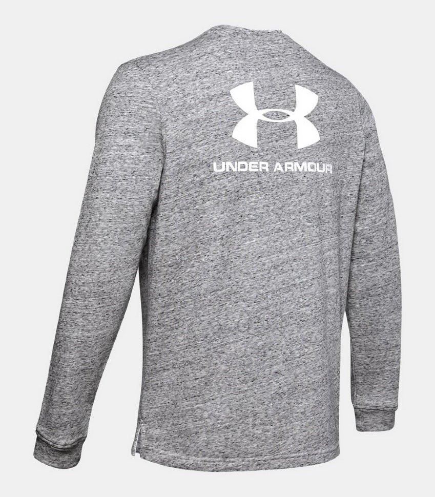 Футболка с длинным рукавом Under Armour SPORTSTYLE TERRY LOGO CREW 1355629-112