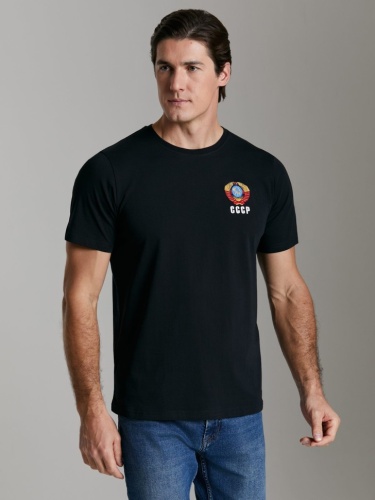 Футболка RusTeam 66M-RT-1590/1 Черная