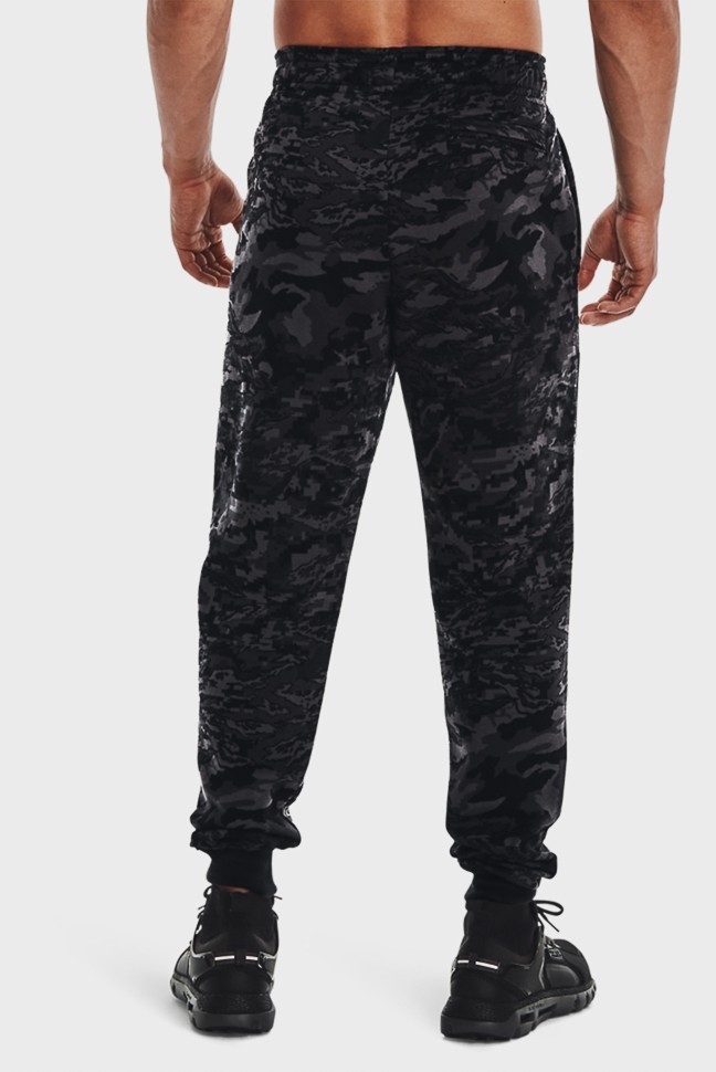 Брюки Under Armour UA RIVAL FLC CAMO SCRIPT JGR 1366313-001