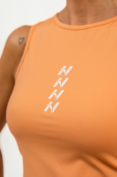 Майка Nebbia Cropped Tank Top CONFIDENCE 476 Orange