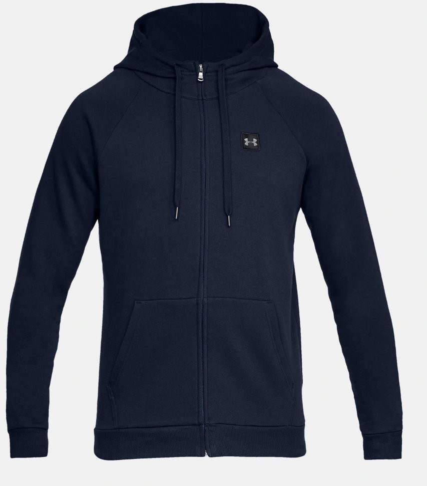 Толстовка Under Armour RIVAL FLEECE FZ HOODY Academy /  / Black 1320737-408