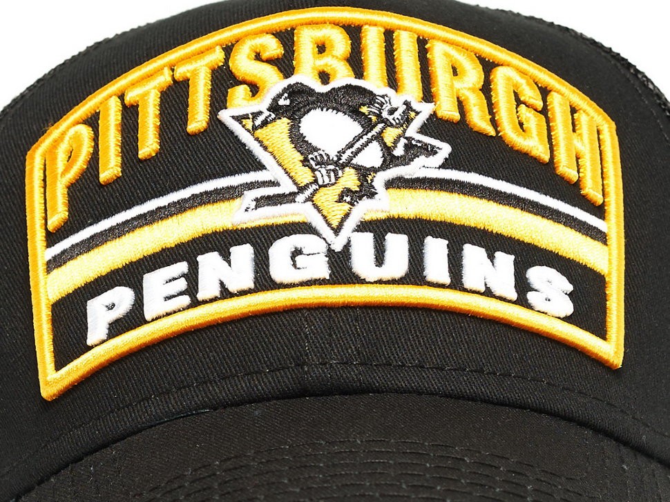 Бейсболка ATRIBUTIKA & CLUB Pittsburgh Penguins, черн. 28161