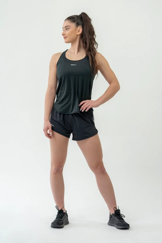 Майка Nebbia 439 tank top Airy Black