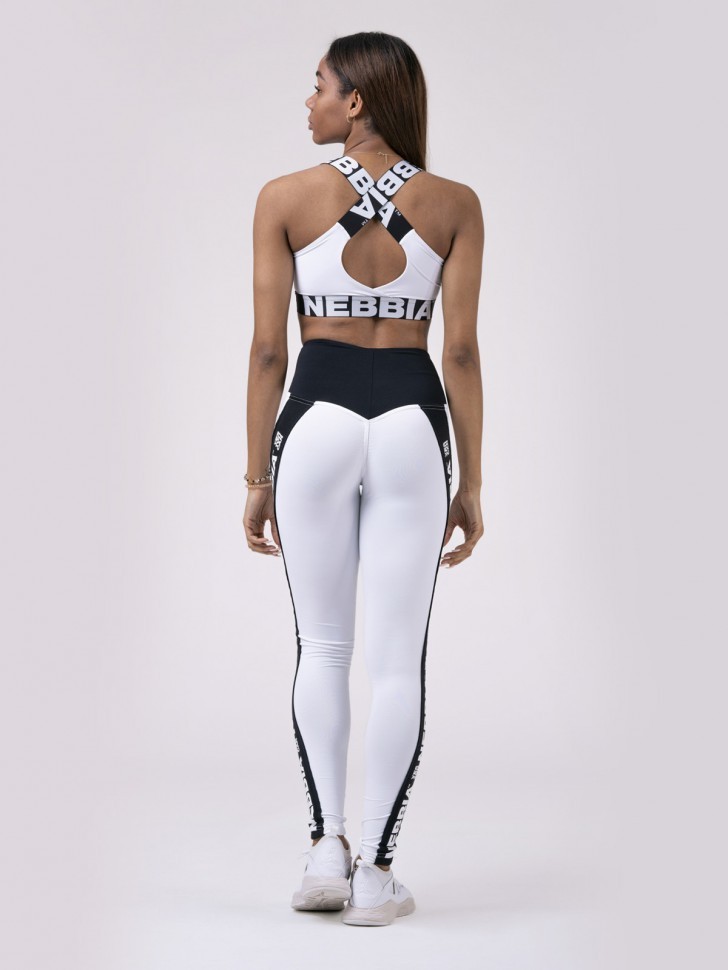 Лосины NEBBIA Power Your Hero iconic leggings 531 WHITE