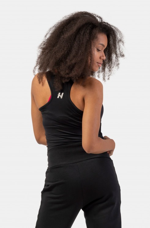 Топ NEBBIA Sporty Slim-Fit Crop Tank Top 422 Black