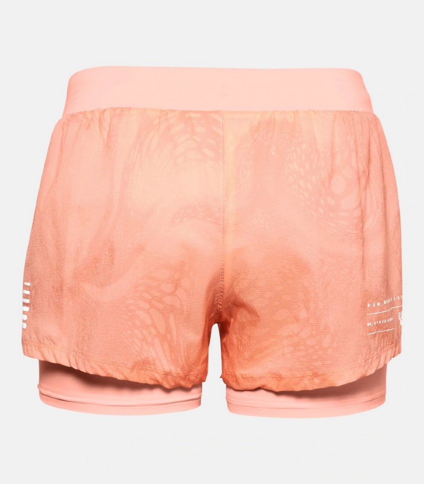 Шорты Under Armour W UA Run SpeedPocket 2-in-1 Weightless Short 1350192-845