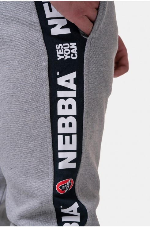 Брюки Nebbia Golden Era sweatpants 196 light grey