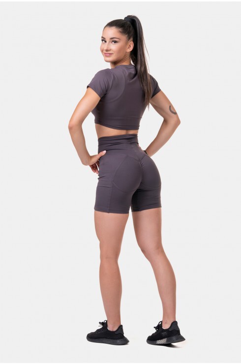 Футболка Nebbia 584 Short Sleeve Sporty Crop Top Marron