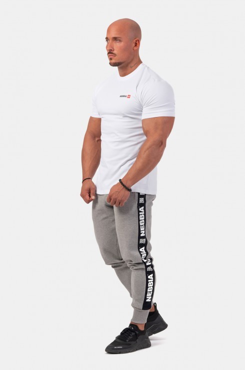 Футболка NEBBIA Minimalist Logo T-shirt 291 White