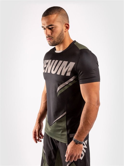 Футболка Venum ONE FC Impact Dry Tech Black/Khaki 01845