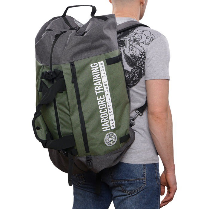 Сумка-рюкзак Hardcore Training Graphite/Olive hctbag013